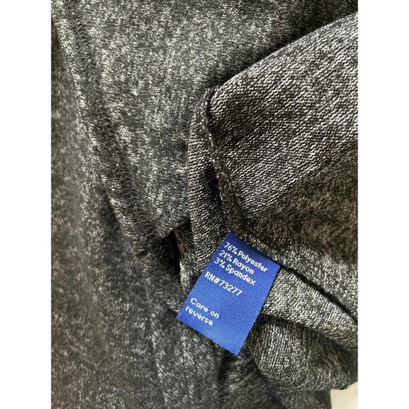 APT 9 Women's Gray Heathered Knit Cardigan Sweater Asymmetrical Button Front SM - Picture 6 of 7